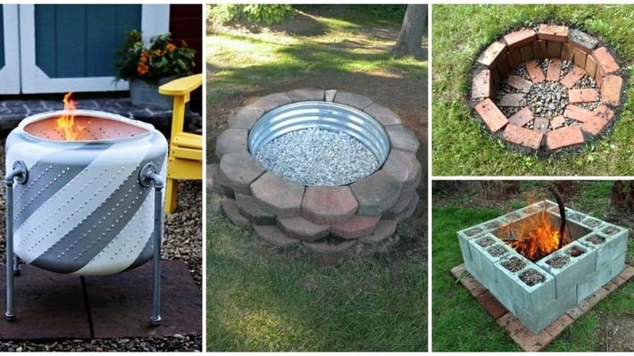 5 Creative Diy Fire Pit Ideas For Your, Can You Make A Fire Pit From Tumble Dryer Drum