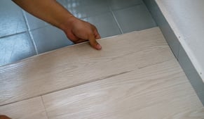 Vinyl flooring install