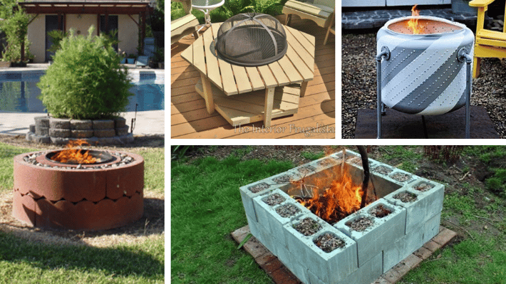 Various fire pit ideas.