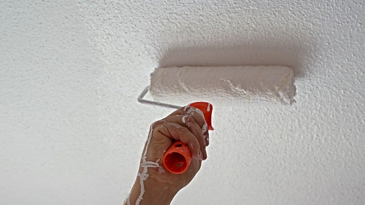 popcorn ceiling