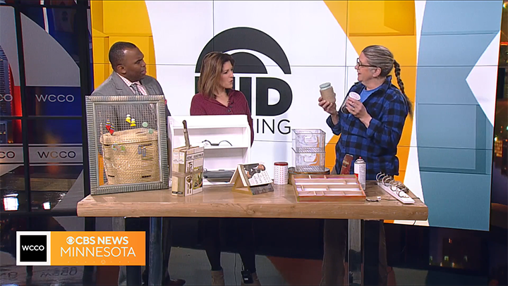 Jan at WCCO for DIY Friday.