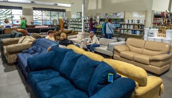 Brooklyn Park ReStore showroom floor.