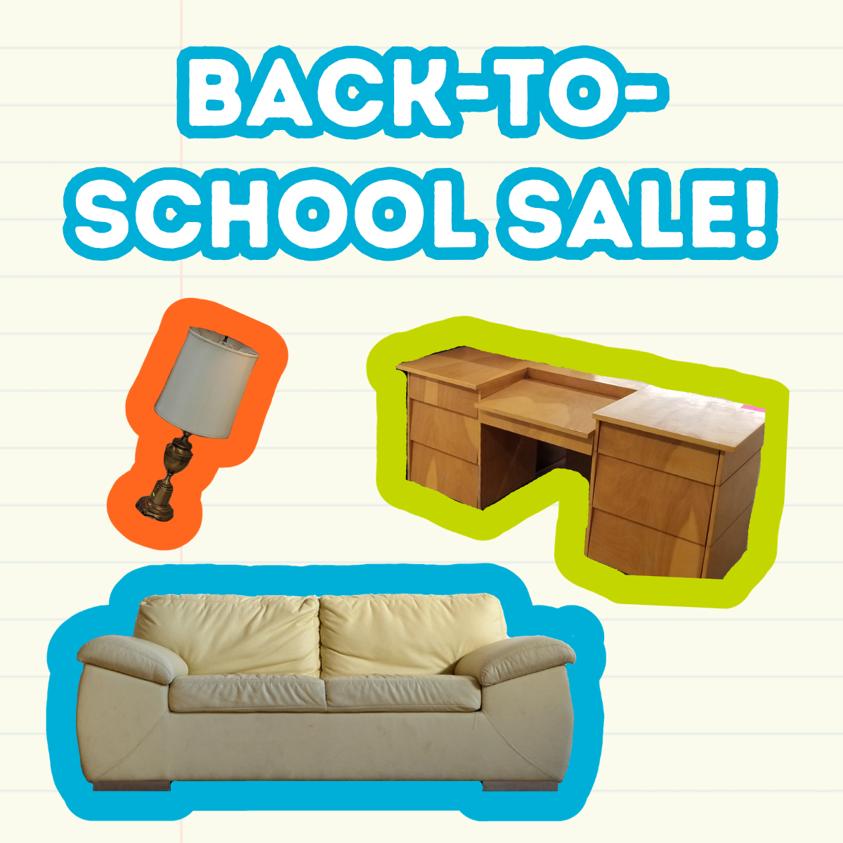 Back to School sale graphic
