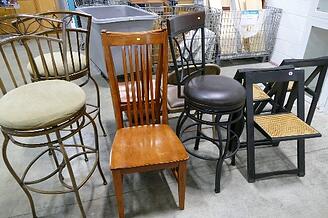 Miscellaneous chairs at ReStore.