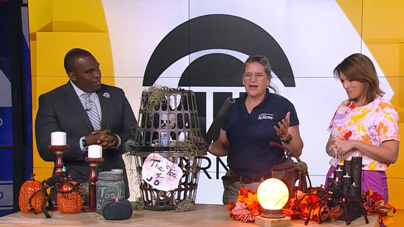 Jan on DIY Friday with Halloween creations.