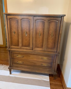 Large brown dresser