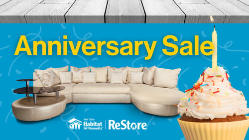ReStore Anniversary Sale blog graphic 800x450
