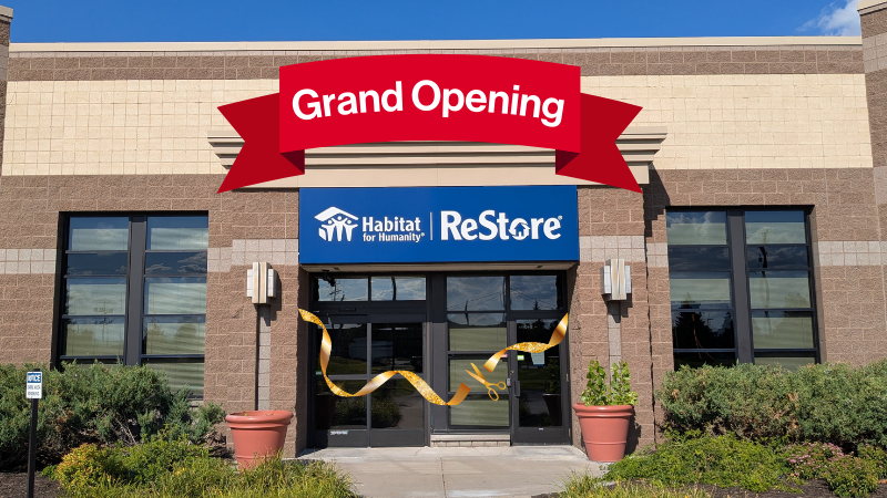 Exterior picture of the new ReStore.