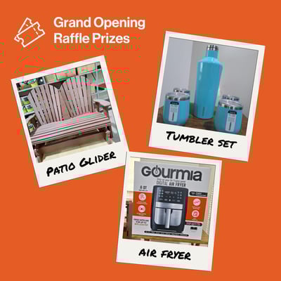 ReStore Grand Opening raffle prizes