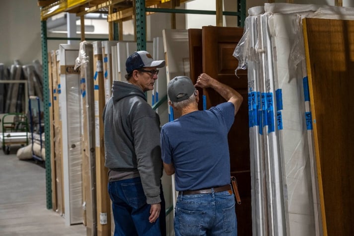 ReStore door shoppers
