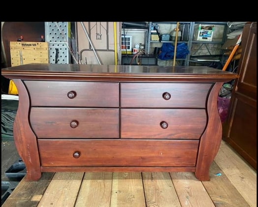 Brown dresser