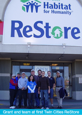 The first Minneapolis ReStore team.