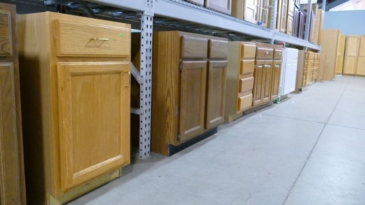 Cabinets donated by residents of EagleCrest.