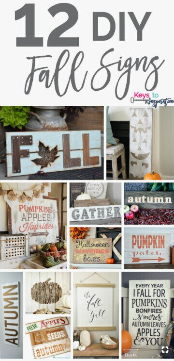 Fall Decor - DIY Signs.