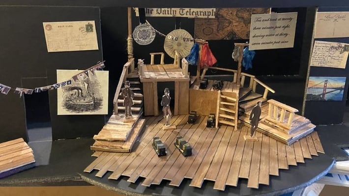 Sadie's design for Around the World in 80 Days at Lakeshore Players.