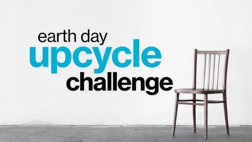 Earth Day Upcycle Challenge logo.