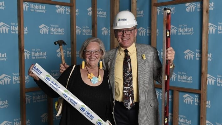 David and his wife at the Hard Hat & Black Tie Gala.