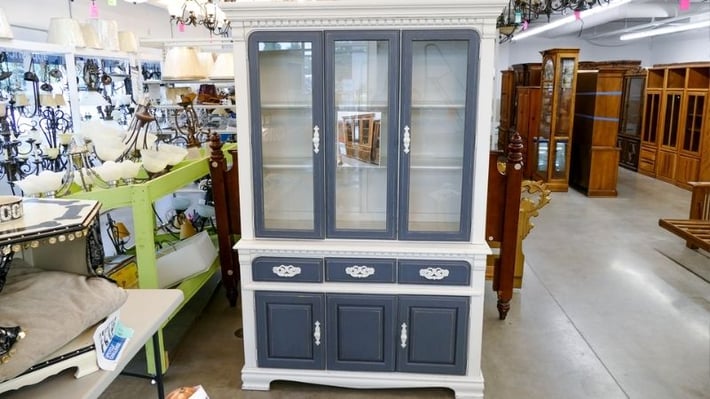An upcycled hutch.