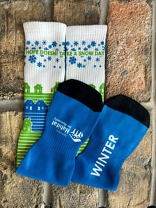 Winter Warriors socks.