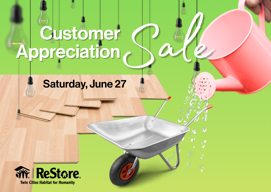 Customer Appreciation Sale web graphic 2026