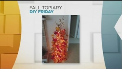 Fall topiary DIY Friday
