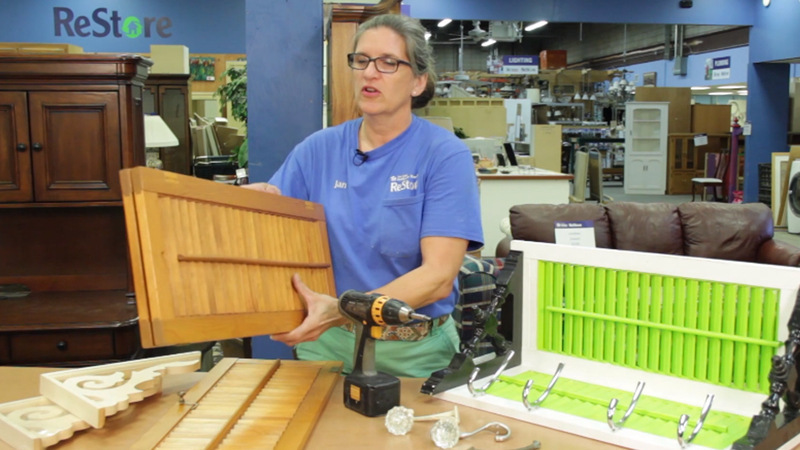 Fun DIY Crafts: Shutter Shelf [VIDEO]