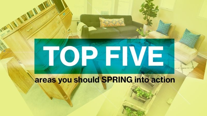 Top five areas you should spring into action
